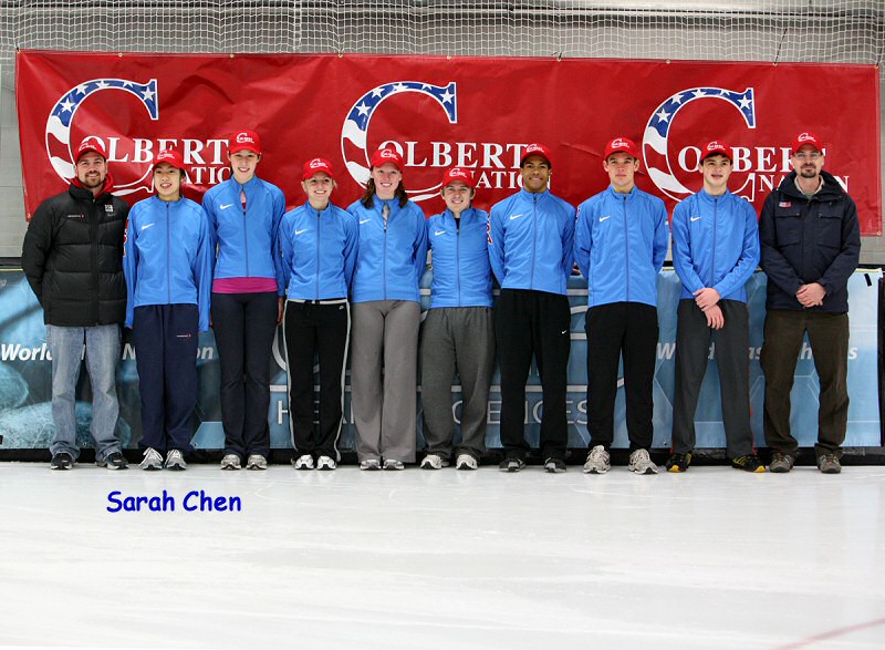 2010 Jr. World Team and their coaches pose for group photo.